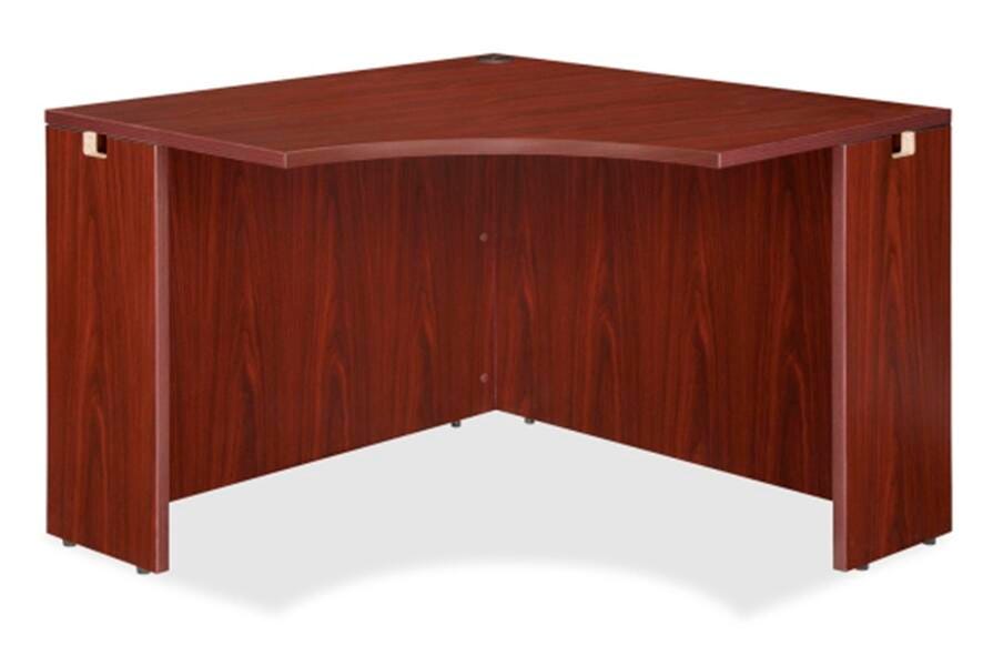 Classroom Select Laminate Corner Desk, 41-3/8 x 41-3/8 x 29-1/2 Inches, Mahogany 1563871